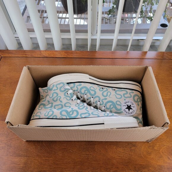 Converse Chuck 70 Hi 'Snakes' Canvas 165504C Light Green Size 10.5 Men's - Picture 12 of 13